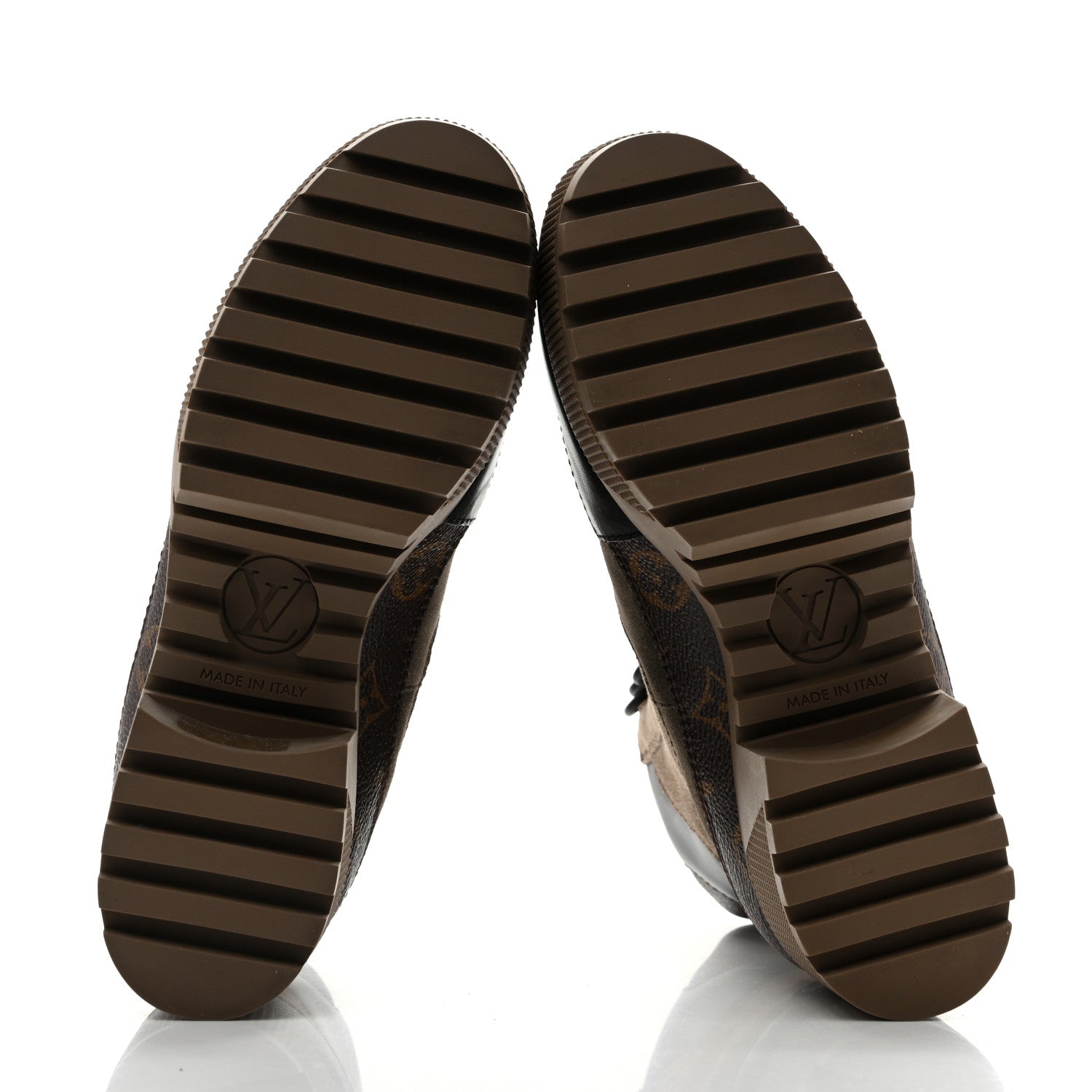Suede Calfskin Monogram Laureate Platform Desert Boots 36 Taupe £¨ Direct shipment via from wholesalehk.shop