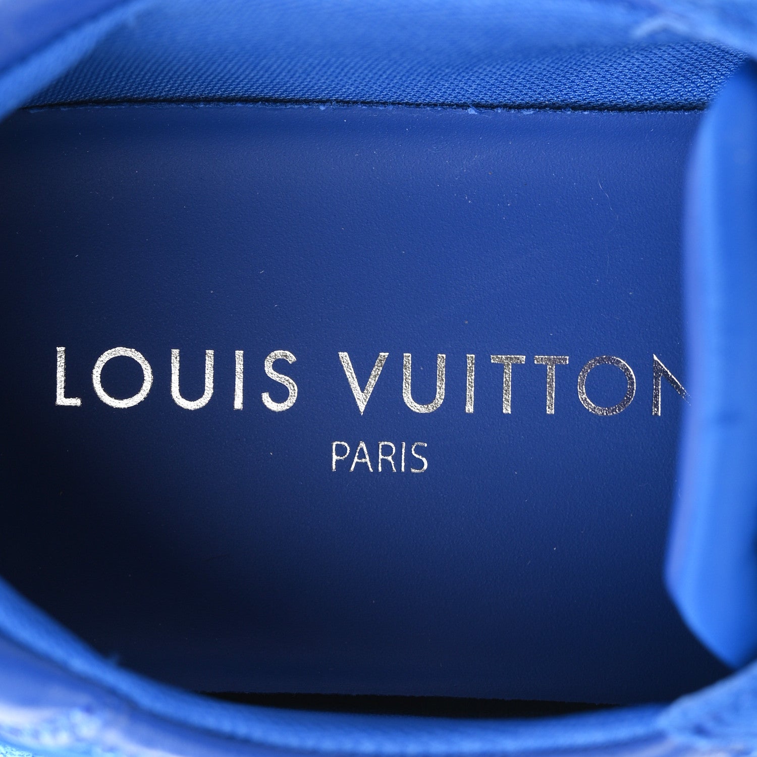 Suede Calfskin LV Sneakerina 39.5 Electric Blue £¨ Direct shipment via from wholesalehk.shop