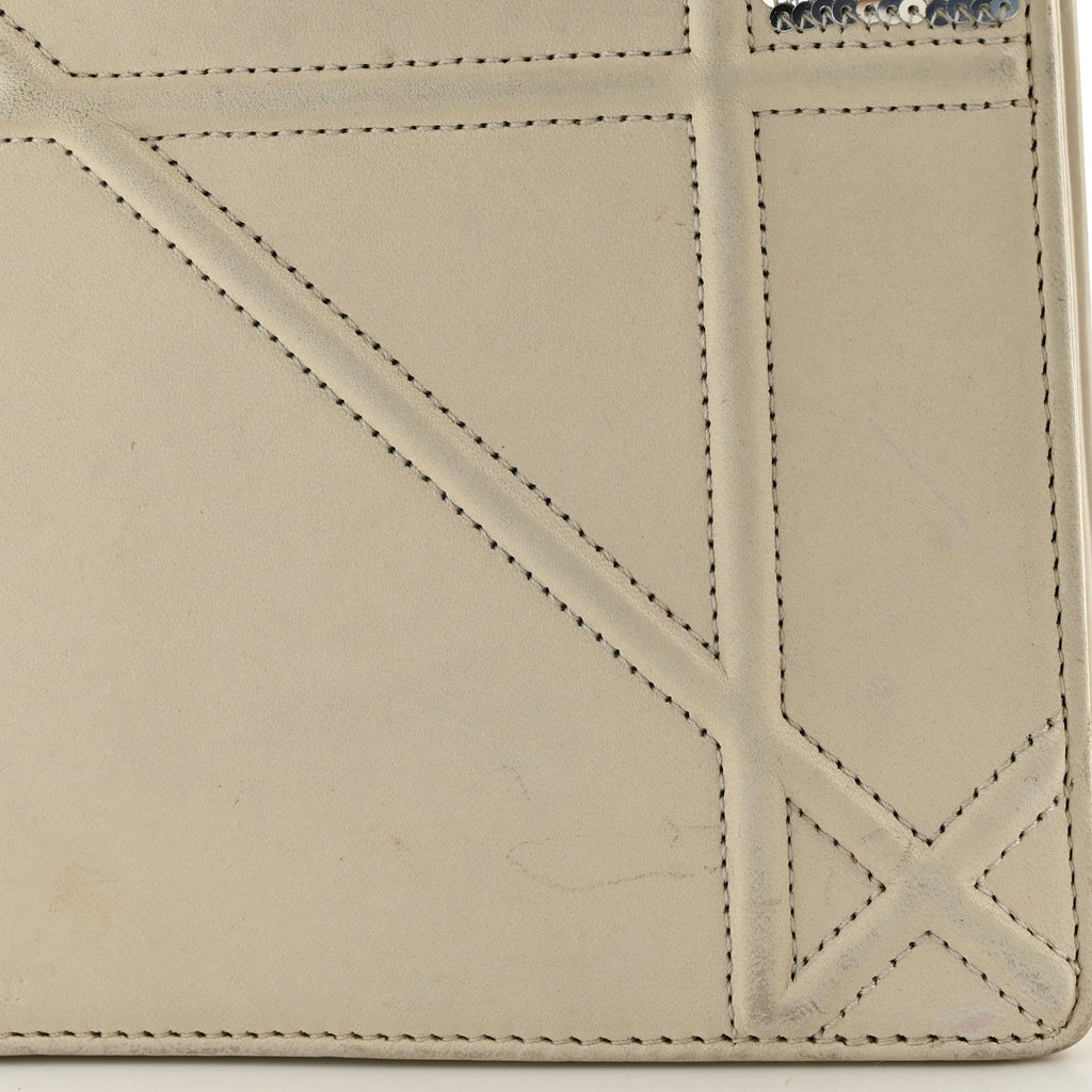 Lambskin Sequin Medium Diorama Flap Bag White ¡§ Direct shipment via from wholesalehk.shop