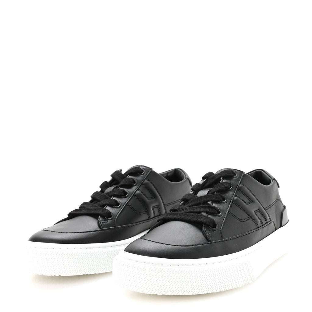 Calfskin Deep Sneakers 36 Black wholesalehk.shop