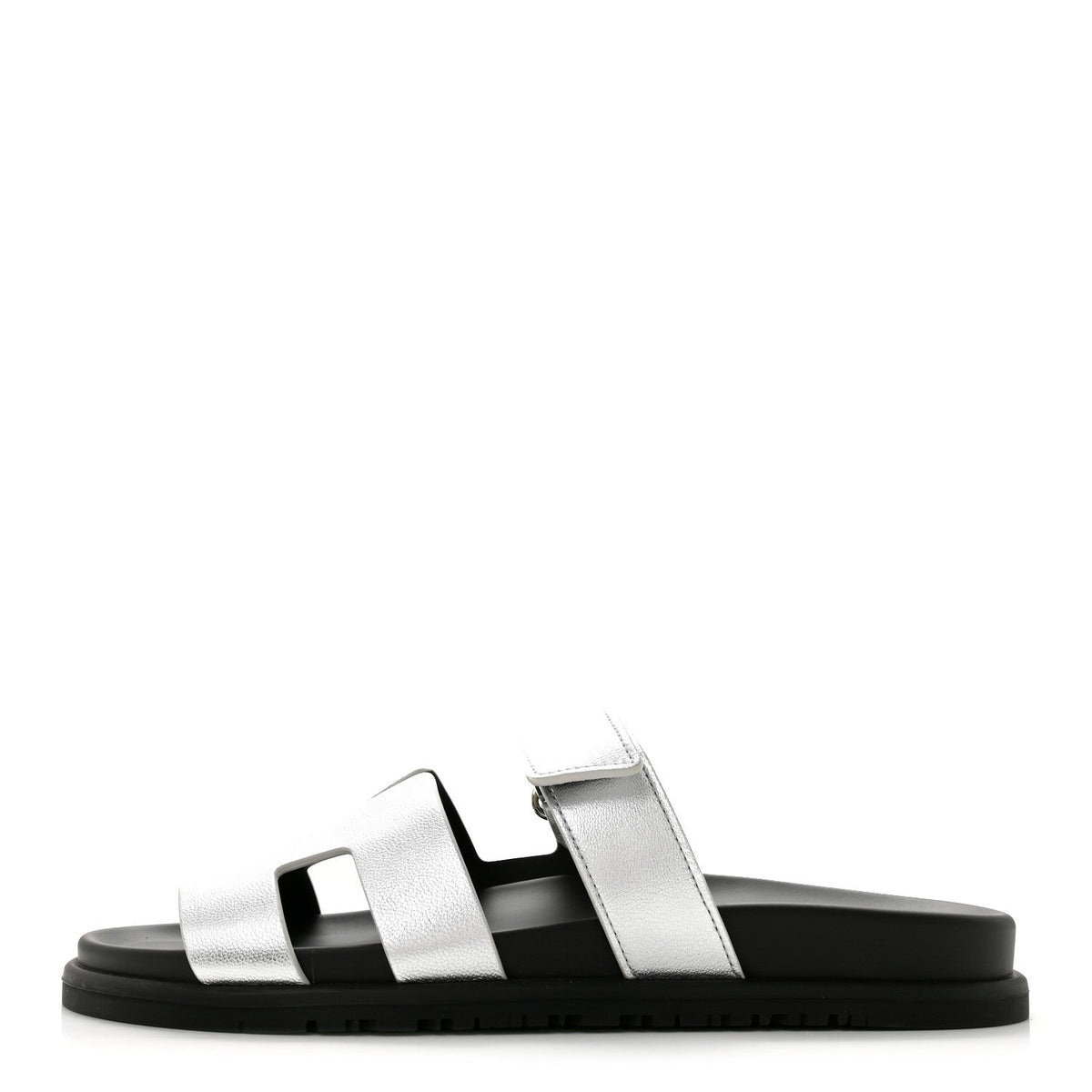 Metallic Goatskin Womens Chypre Sandals 40 Argent wholesalehk.shop