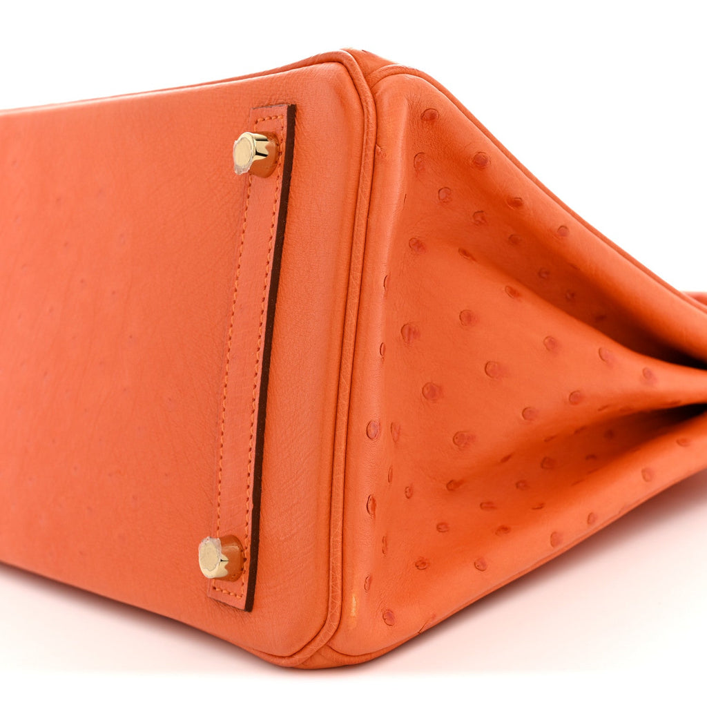 Ostrich Birkin 30 Orange £¨ Direct shipment via from wholesalehk.shop