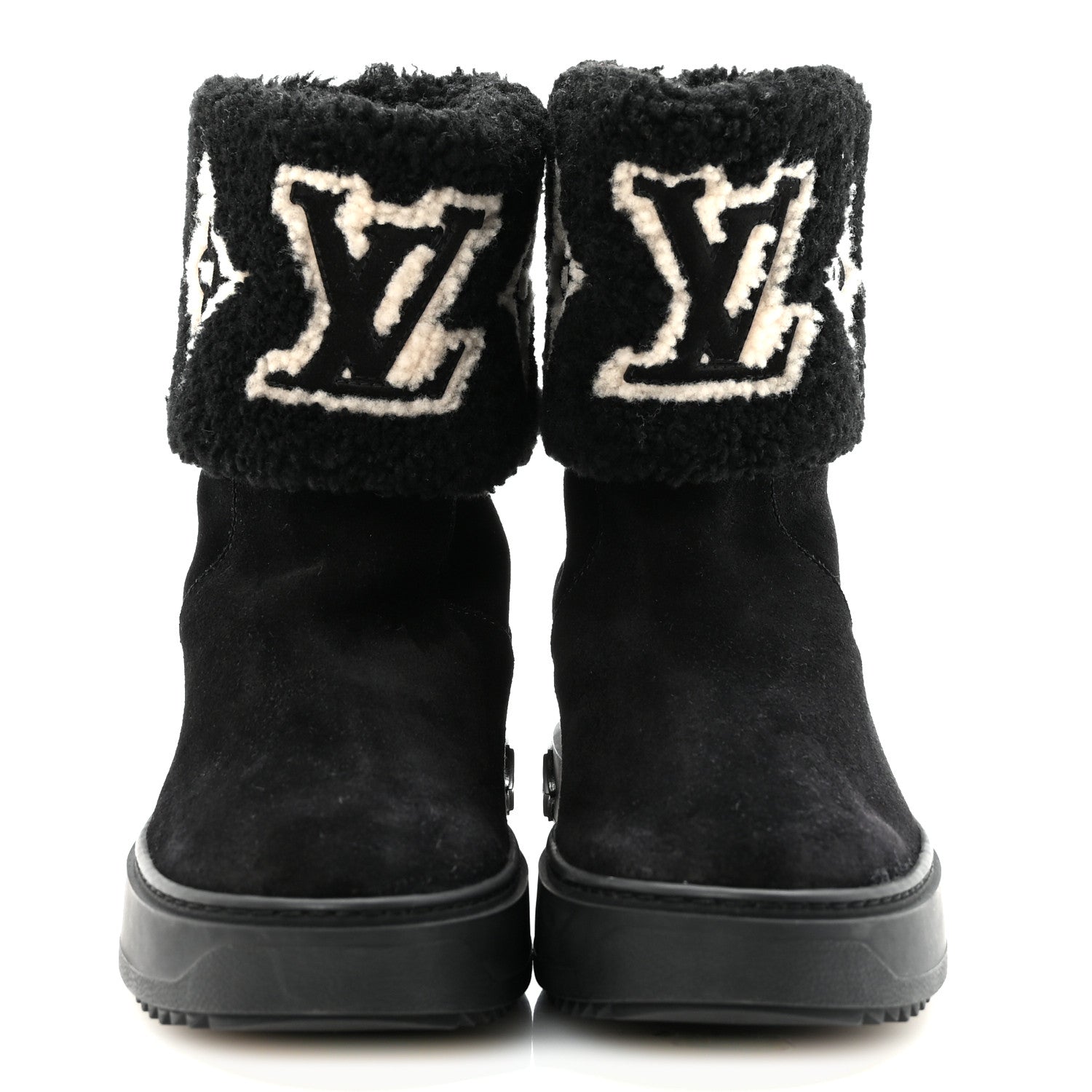 Suede Calfskin Shearling Snowdrop Flat Ankle Boot 37.5 Black £¨ Direct shipment via from wholesalehk.shop