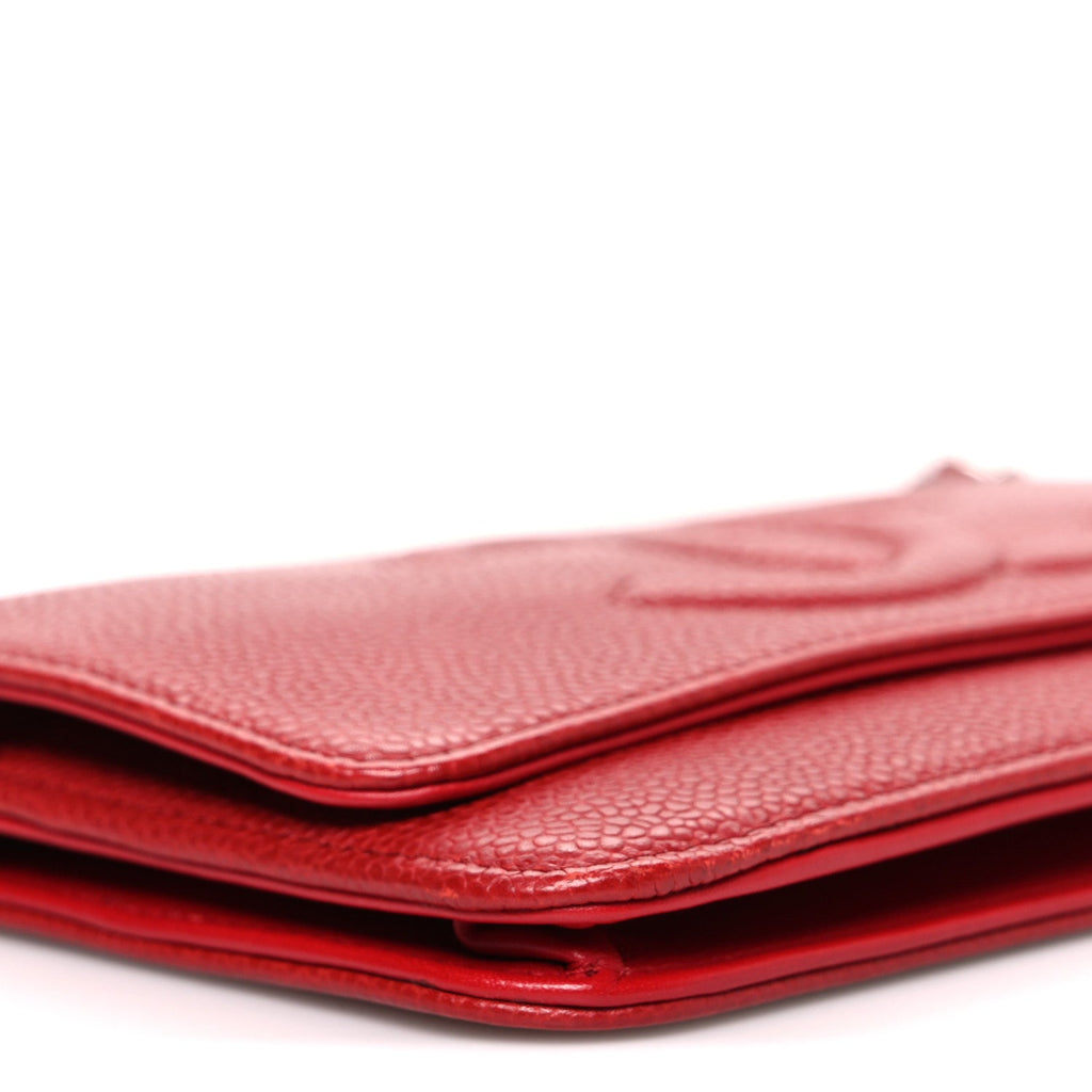 Caviar Timeless CC Wallet on Chain WOC Red wholesalehk.shop