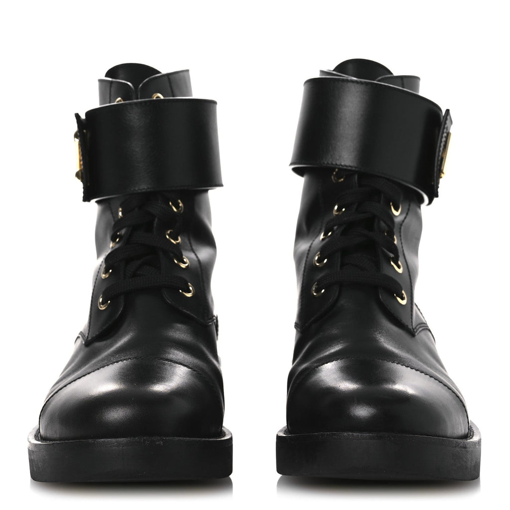 Calfskin Wonderland Ranger Boots 37.5 Black £¨ Direct shipment via from wholesalehk.shop