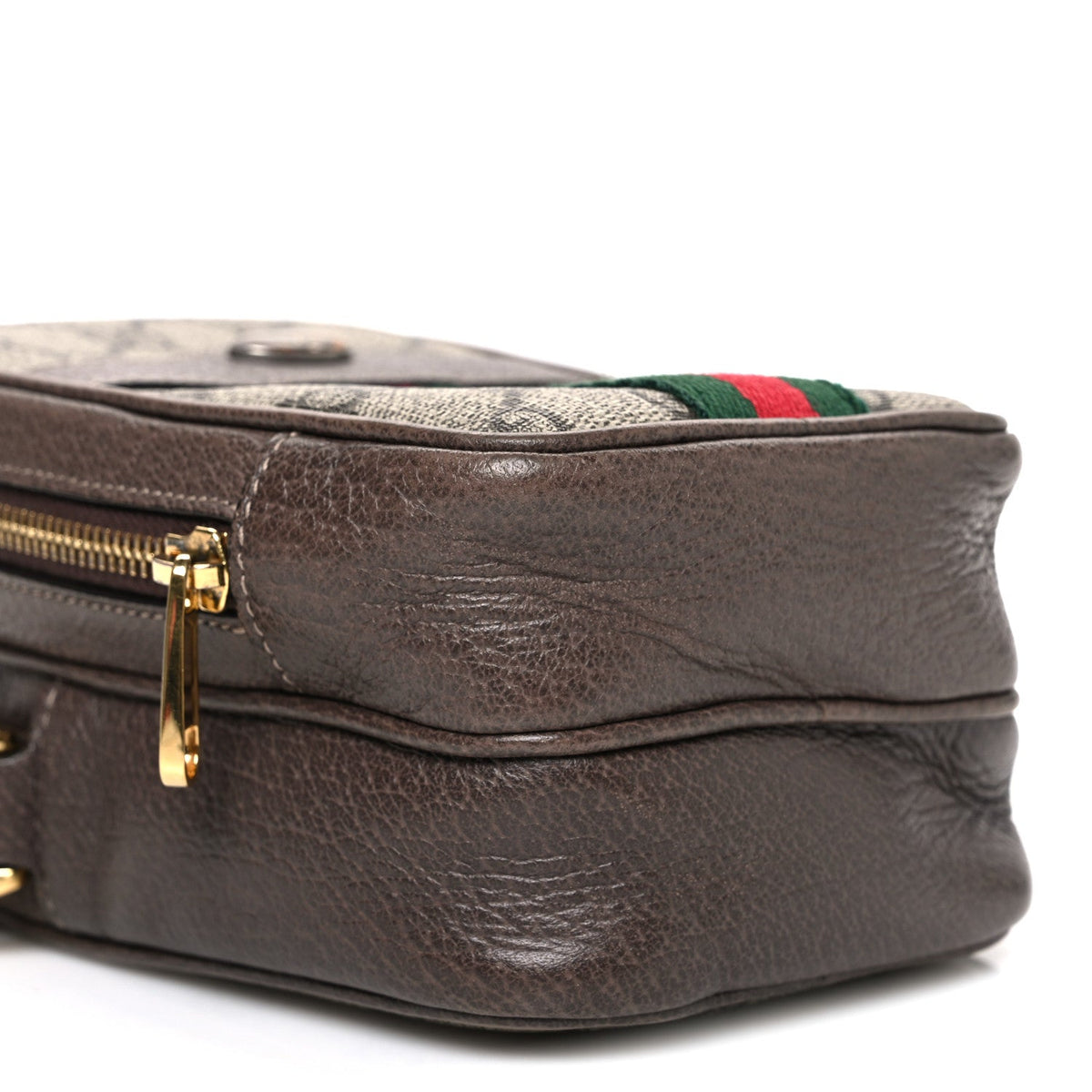 GG Supreme Monogram Web Mini Ophidia Double Zip Crossbody Bag Beige New Acero wholesalehk.shop