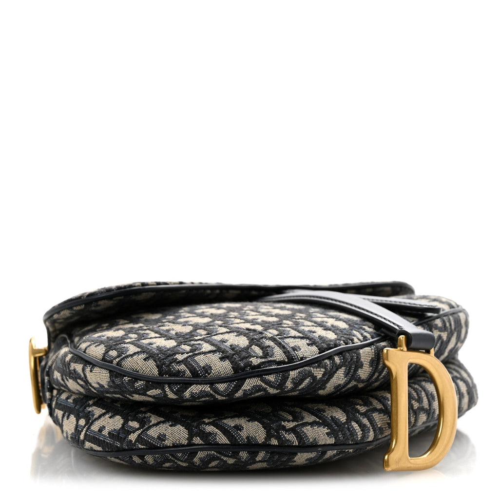 Oblique Saddle Bag With Strap Blue wholesalehk.shop