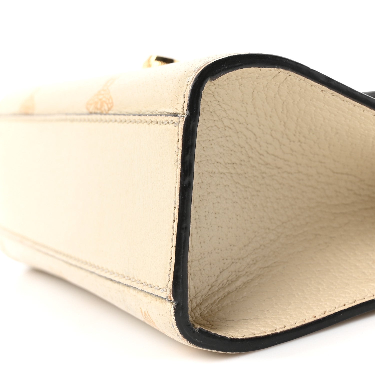Grained Calfskin Bee Star Small Padlock Shoulder Bag White £¨ Direct shipment via from wholesalehk.shop