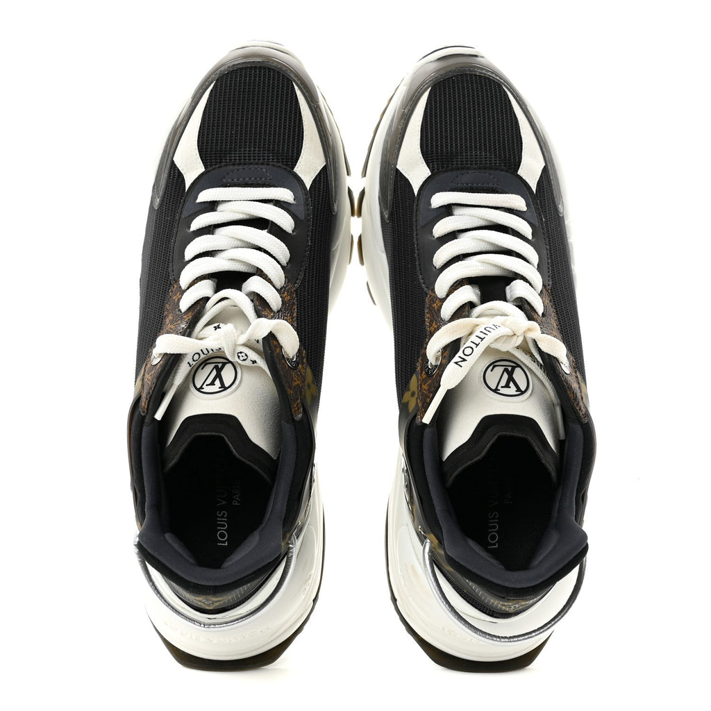 Monogram Calfskin Run 55 Sneakers 39 Black £¨ Direct shipment via from wholesalehk.shop