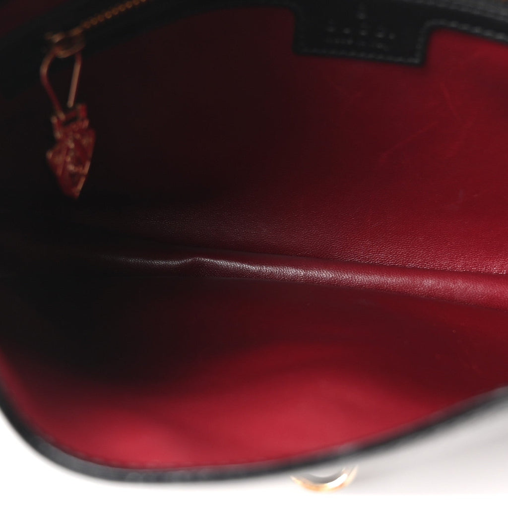 Patent Calfskin Small Jackie Shoulder Bag Black £¨ Direct shipment via from wholesalehk.shop