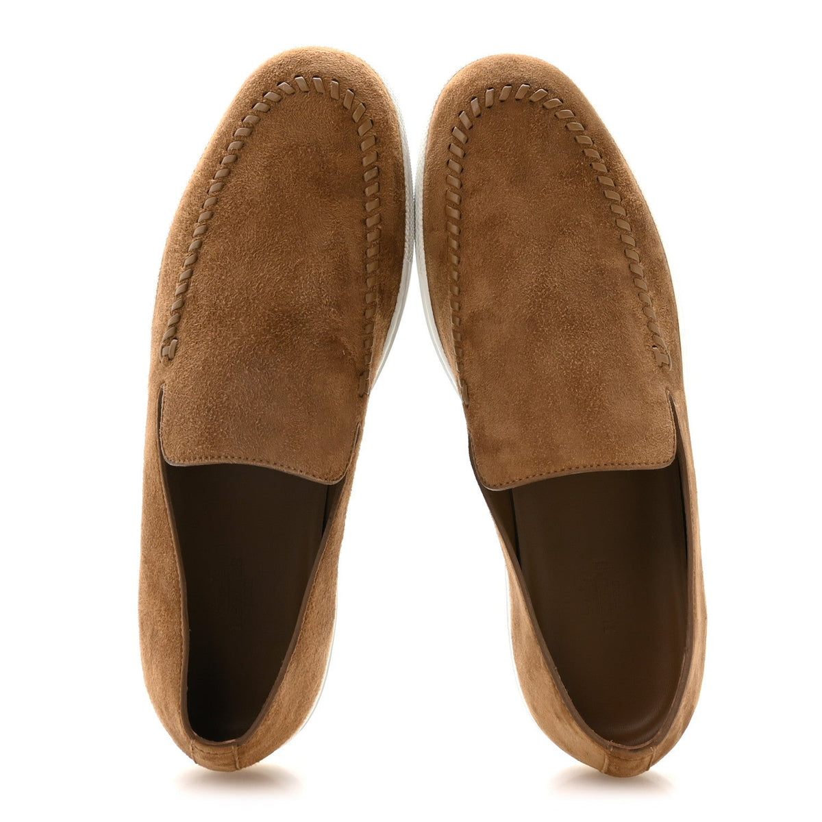 Suede Goatskin Mens Julian Loafers 42 Brun Frume wholesalehk.shop