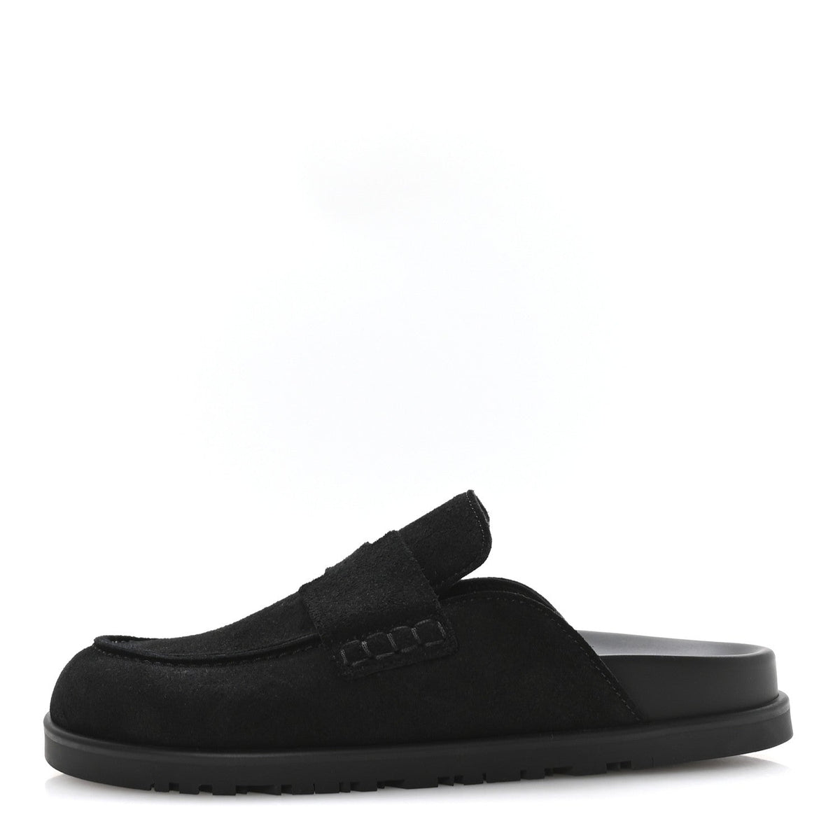 Suede Calfskin Go Mules 35 Black wholesalehk.shop
