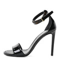 Patent Monogram Call Back Sandals 37 Black £¨ Direct shipment via from wholesalehk.shop