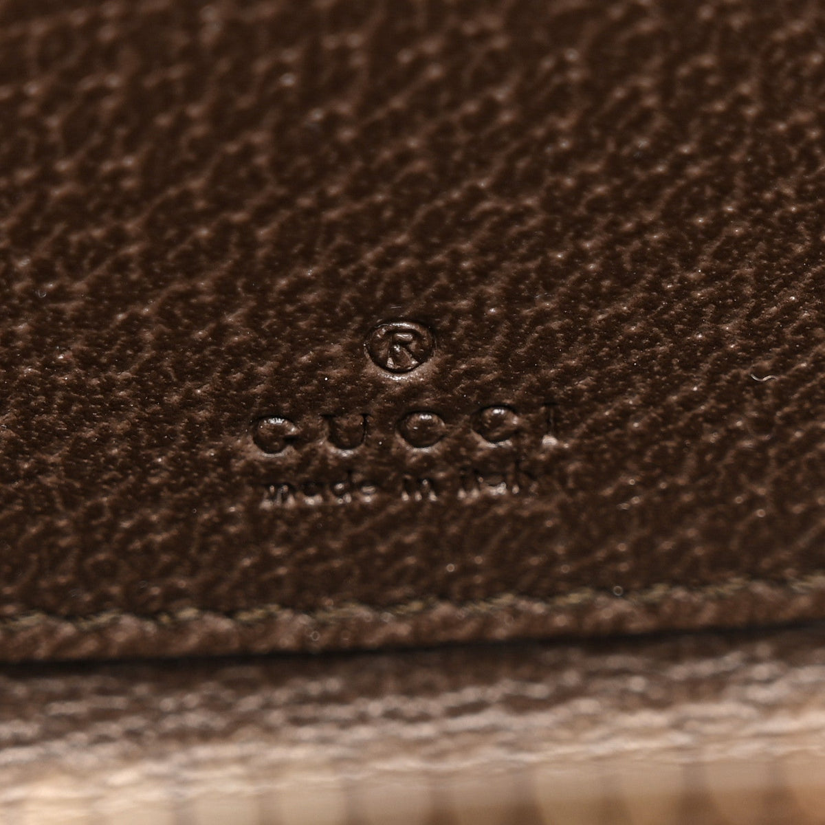 GG Supreme Monogram Textured Dollar Calfskin Web Ophidia Zip Around Card Case Wallet Beige Ebony New Acero wholesalehk.shop