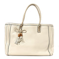 Pebbled Calfskin Medium Bella Tote Off White wholesalehk.shop