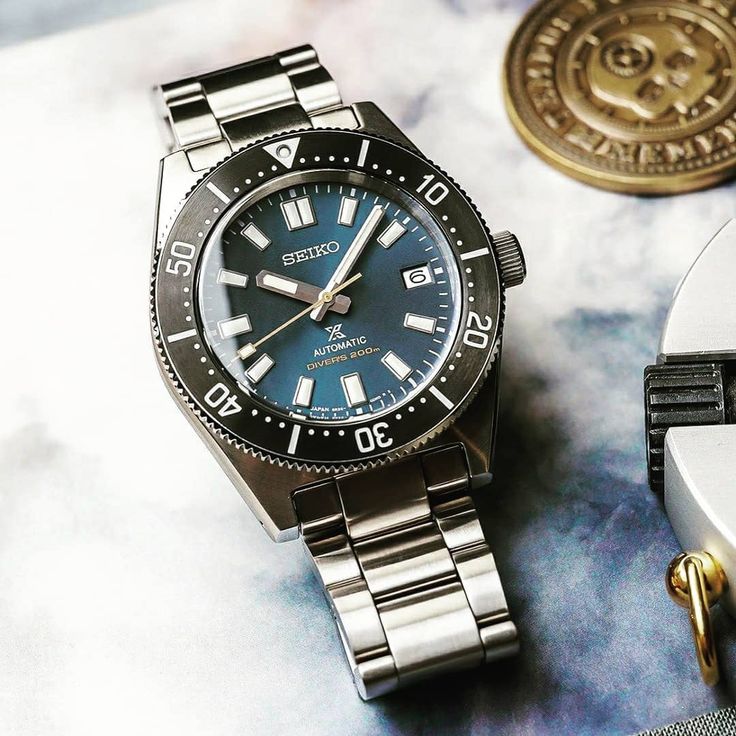Seiko Prospex Automatic 1965 Dive 55th Anniversary Limited Edtion Blue Dial Silver Steel Strap Watch For Men - SPB149J1 wholesalehk.shop