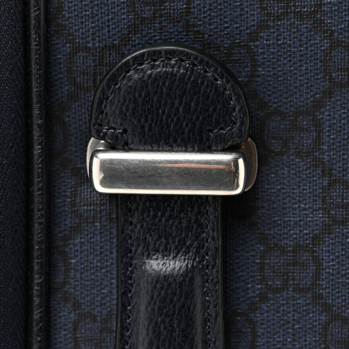 GG Supreme Monogram Textured Dollar Calfskin Web Ophidia Small Savoy Cabin Trolley Black Blue wholesalehk.shop