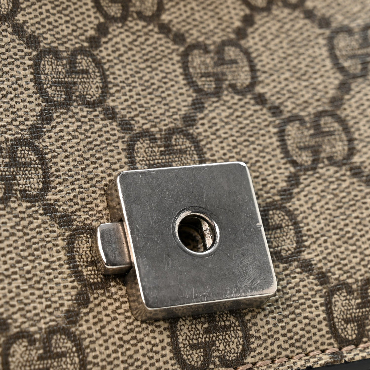 GG Supreme Monogram Small Dionysus Shoulder Bag Black wholesalehk.shop