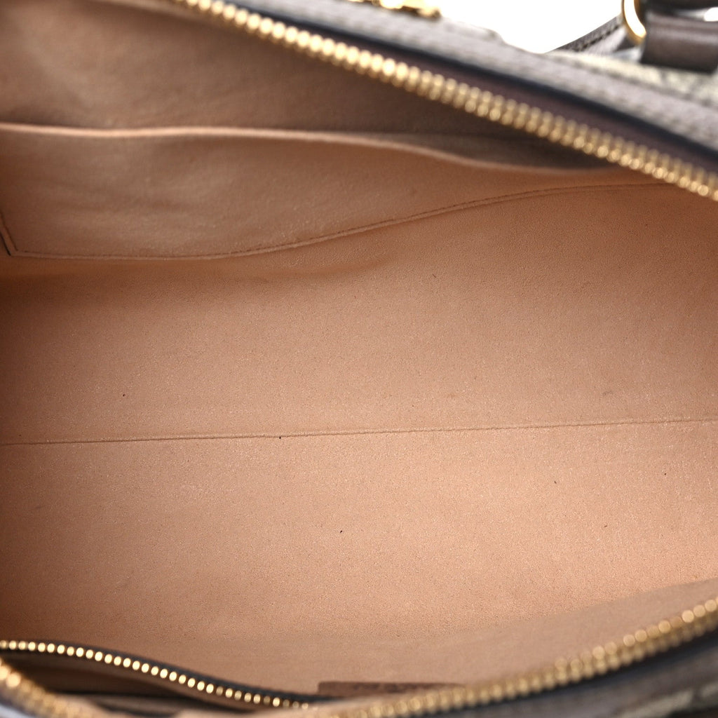 GG Supreme Monogram Web Medium Ophidia Boston Brown wholesalehk.shop