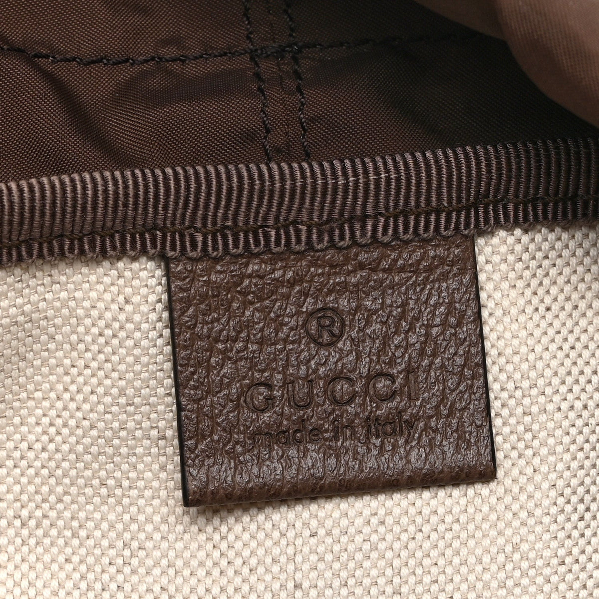 GG Supreme Monogram Medium Ophidia Double Buckle Backpack Brown wholesalehk.shop