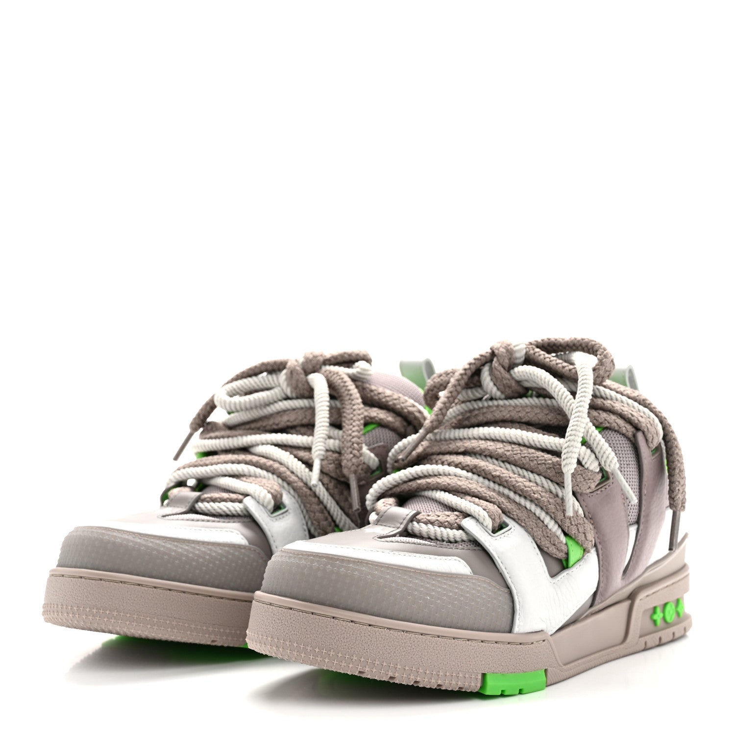 Calfskin Mens LV Skate Sneaker 9 Grey Green £¨ Direct shipment via from wholesalehk.shop
