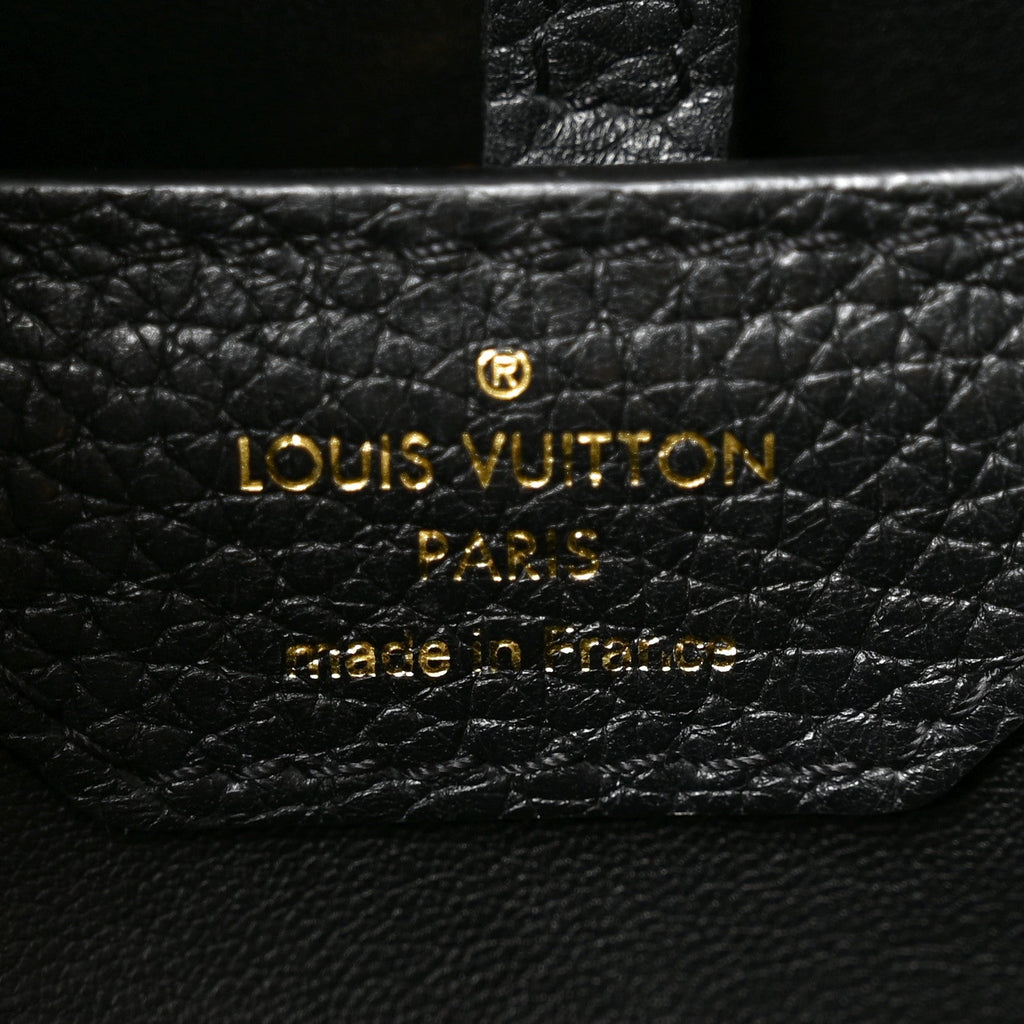 Taurillon Studded Capucines PM Black £¨ Direct shipment via from wholesalehk.shop