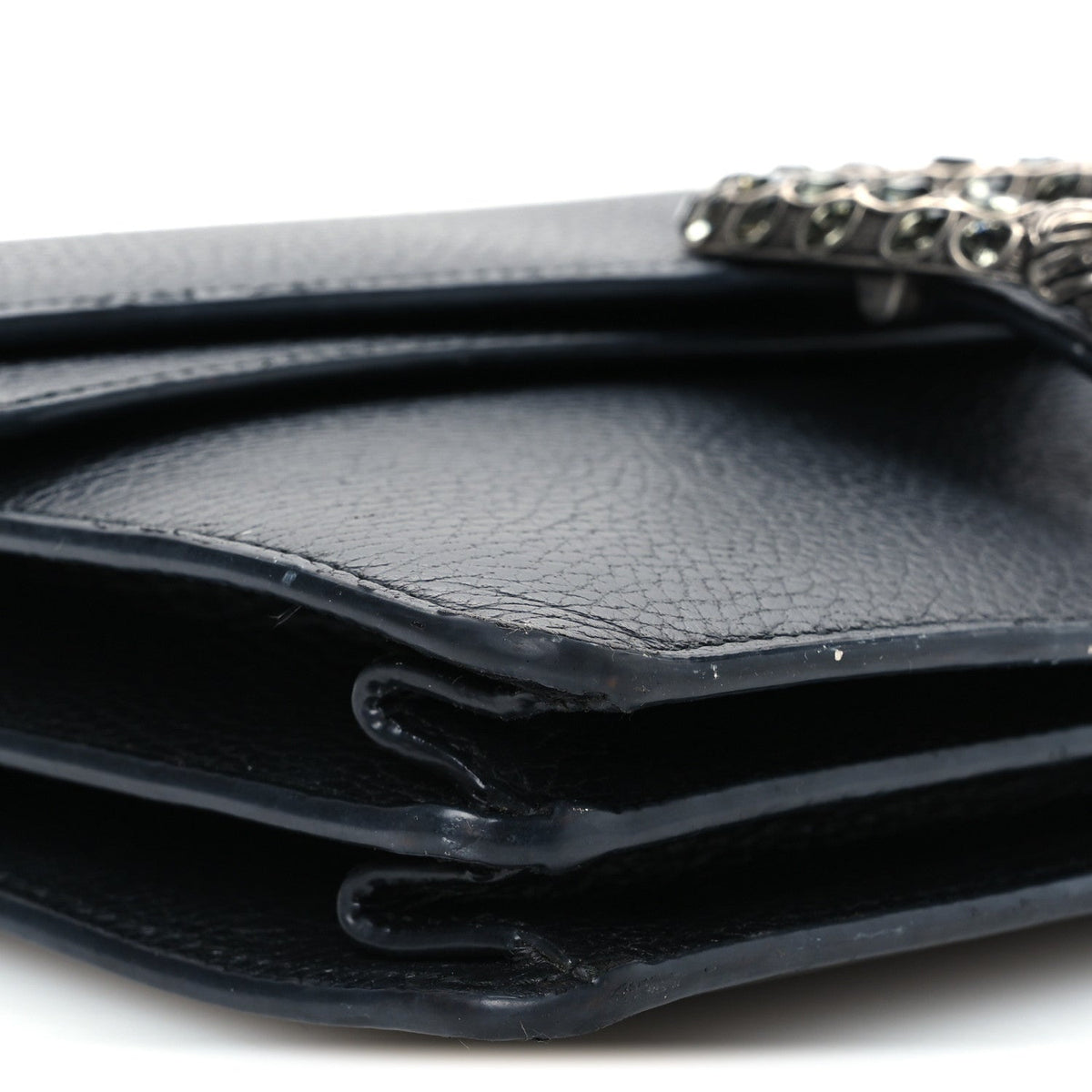 Pebbled Calfskin Small Dionysus Shoulder Bag Black wholesalehk.shop
