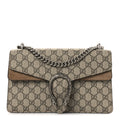 GG Supreme Monogram Small Dionysus Shoulder Bag Taupe Taupe wholesalehk.shop