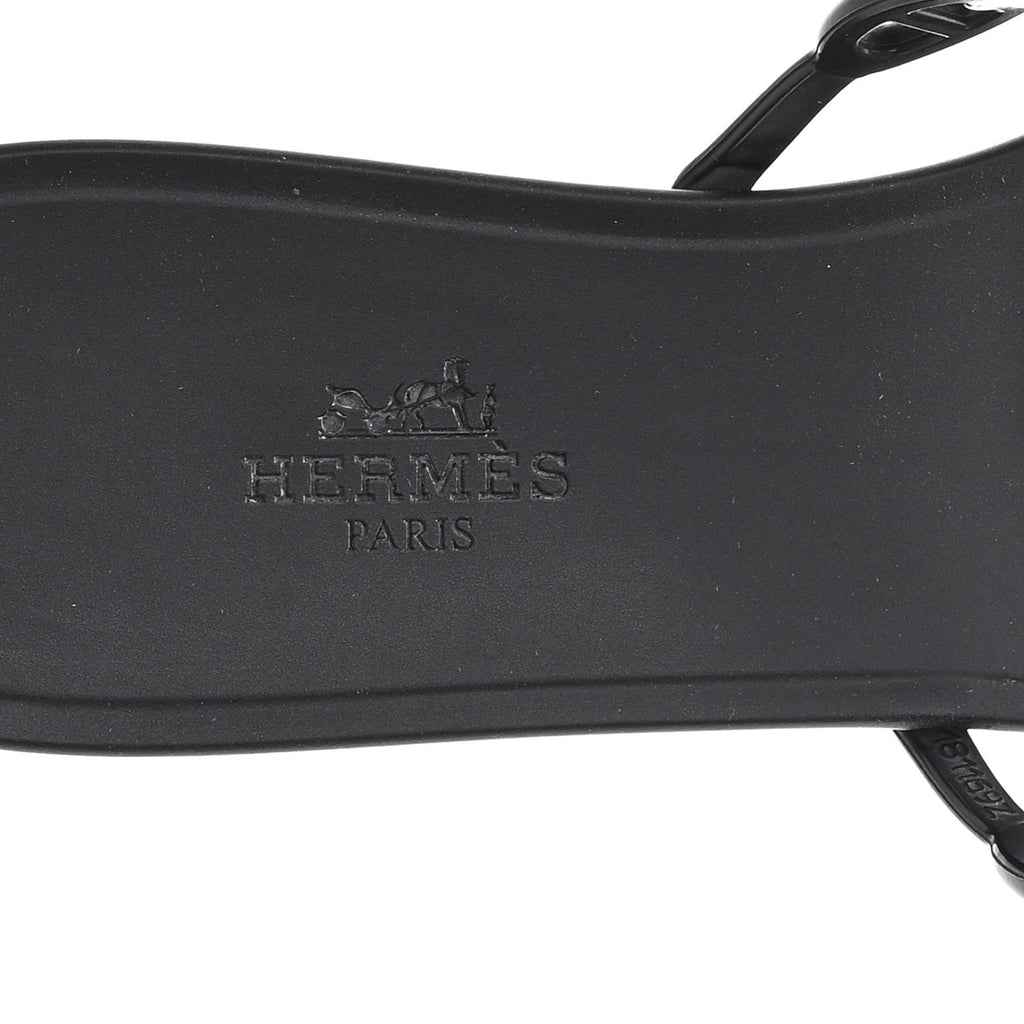 Rubber Chaine d'Ancre Rivage Sandals 38 Black wholesalehk.shop
