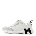 Calfskin Suede Goatskin Bouncing Sneakers 35.5 White Black wholesalehk.shop