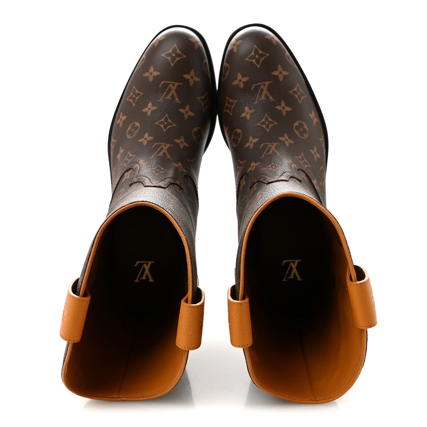 Grained Calfskin Monogram Macassar Mens LV Rider Boots 10.5 Safran Yellow £¨ Direct shipment via from wholesalehk.shop