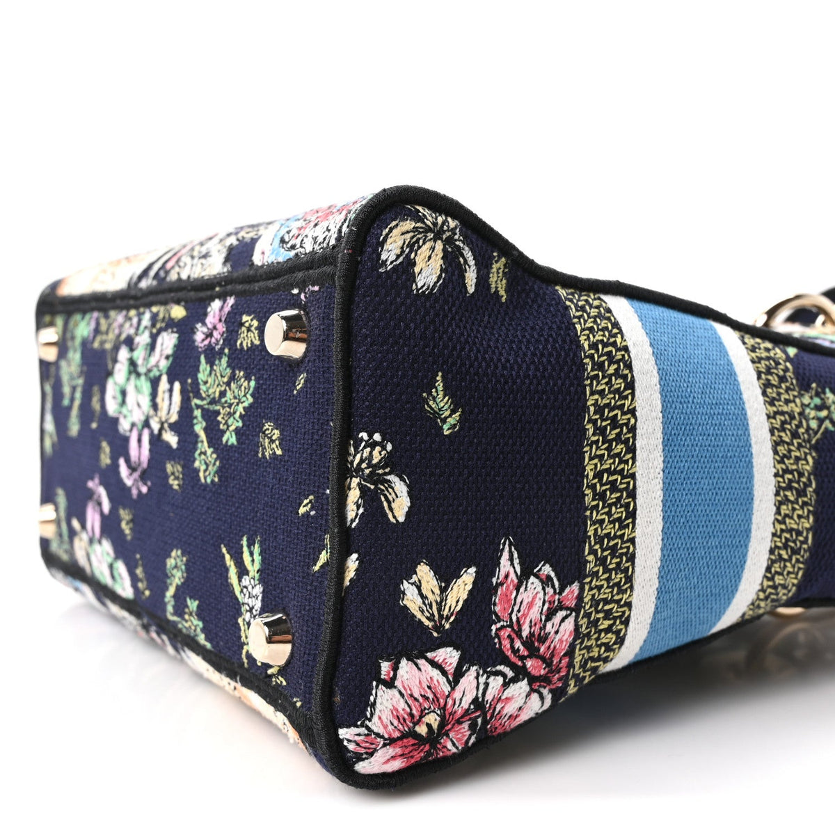 Canvas D-Constellation Embroidered Medium Lady D-Lite Bleu Multicolor wholesalehk.shop