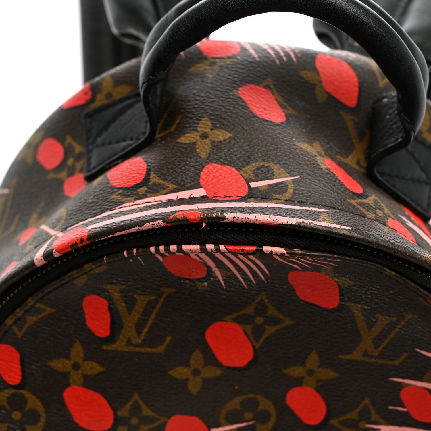 Monogram Jungle Dots Palm Springs Backpack PM Sugar Pink Poppy £¨ Direct shipment via from wholesalehk.shop