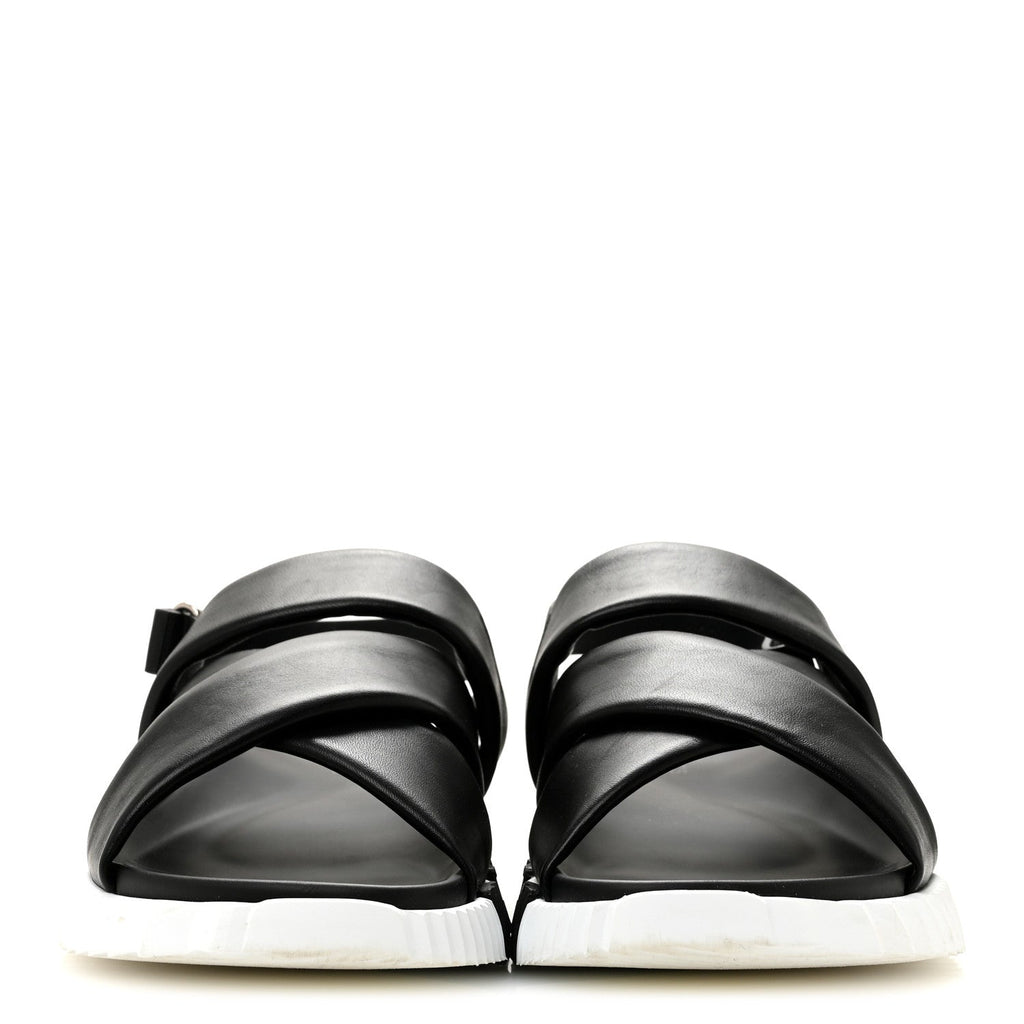 Calfskin Womens Electric Sandals 40 Black wholesalehk.shop