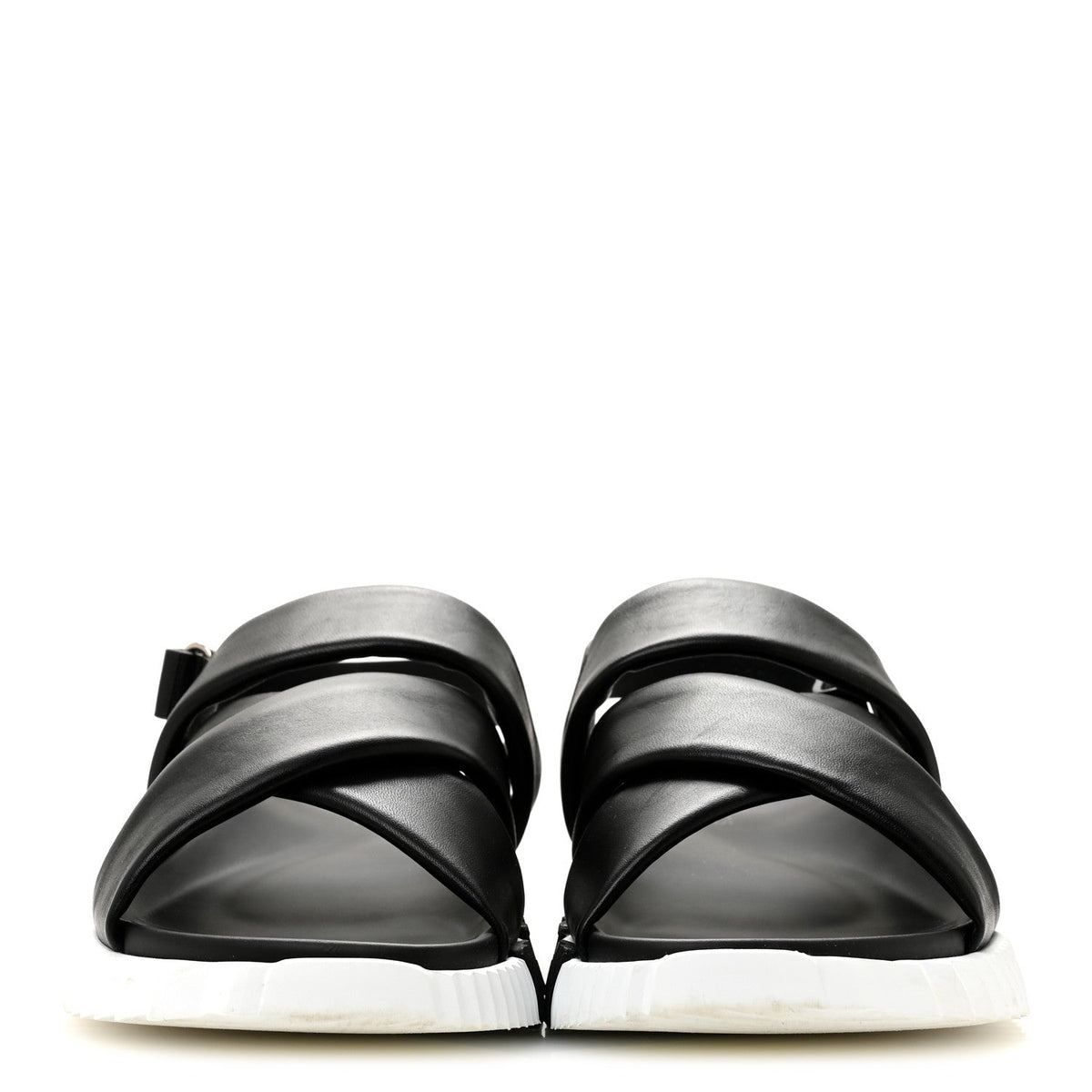 Calfskin Womens Electric Sandals 40 Black wholesalehk.shop