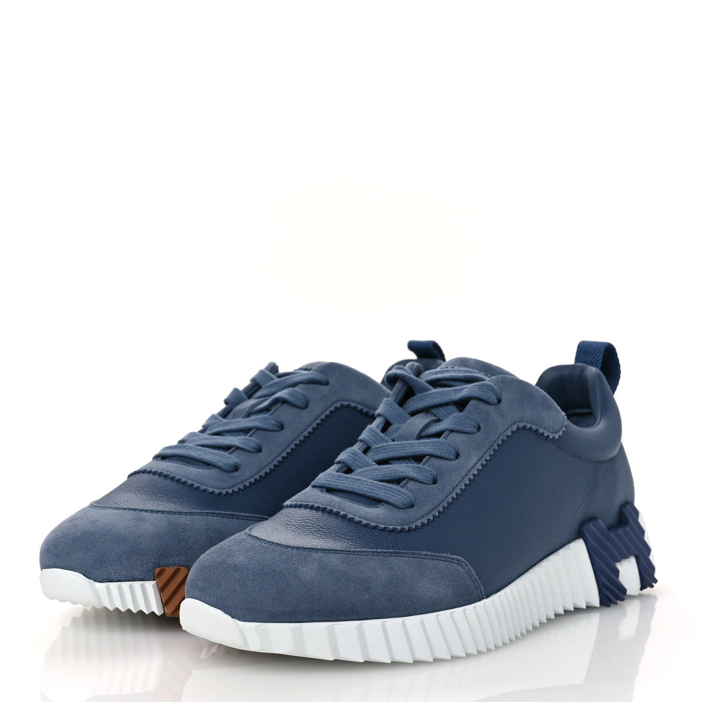 Sport Goatskin Suede Goatskin Womens Bouncing Sneakers 40 Bleu Mer wholesalehk.shop