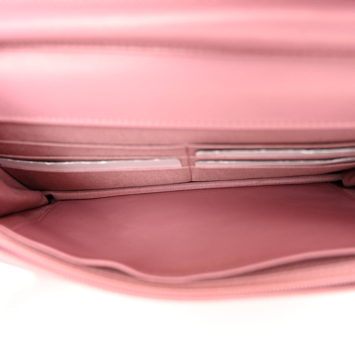 Metallic Lambskin Quilted Boy Wallet On Chain WOC Pink wholesalehk.shop