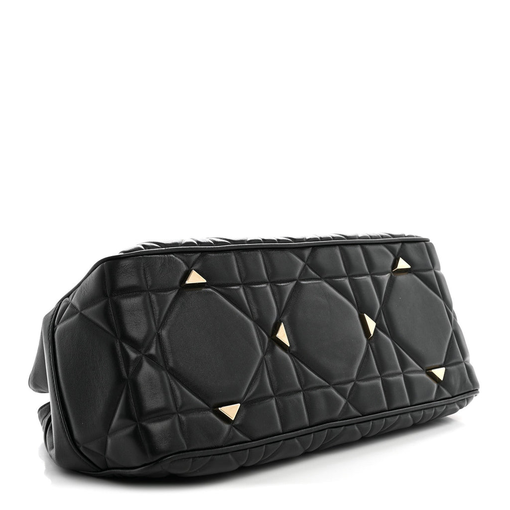 Calfskin Cannage Large The Lady 95.22 Black wholesalehk.shop
