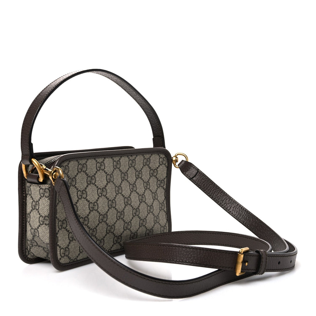 GG Supreme Monogram Web Ophidia Crossbody Bag Beige New Acero wholesalehk.shop