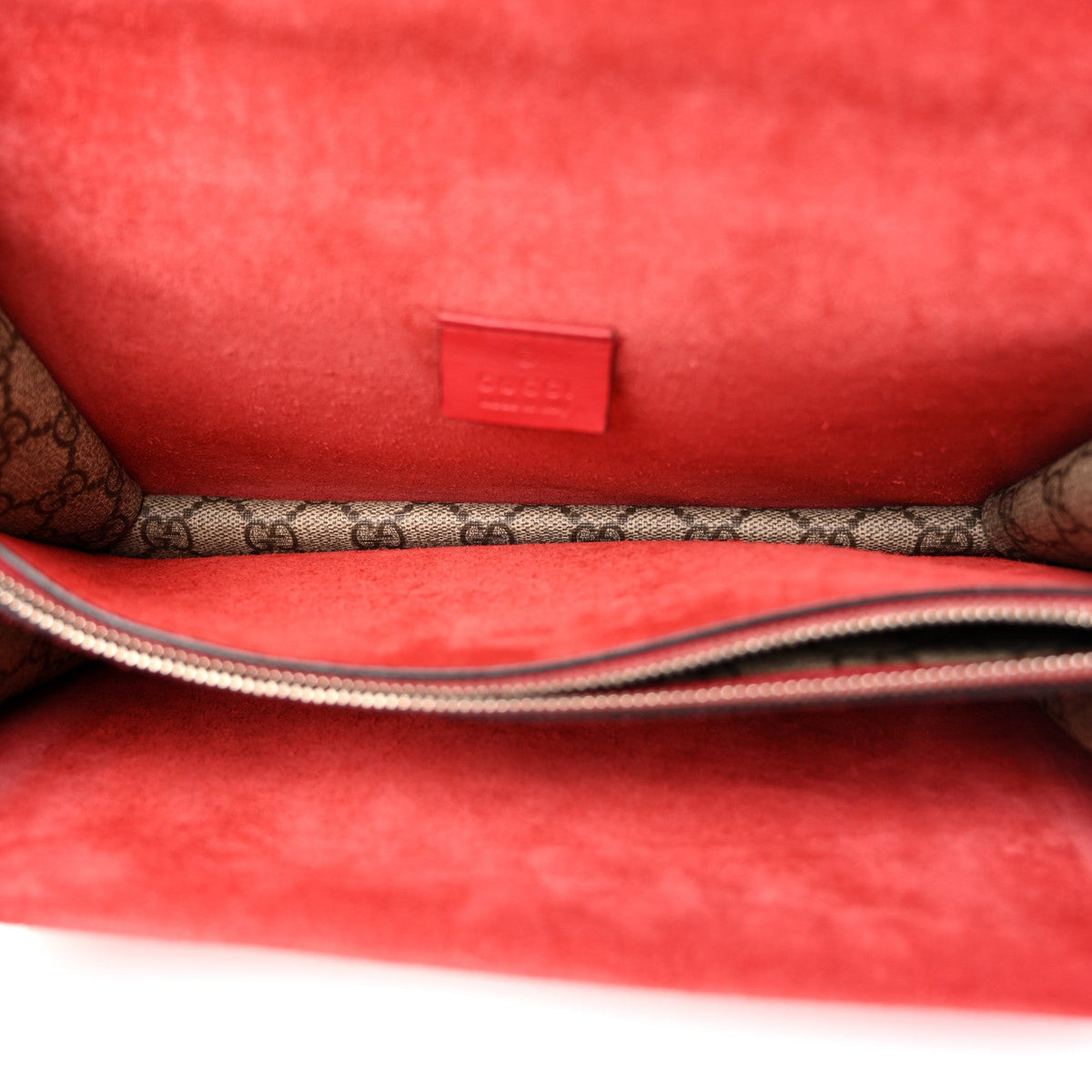 GG Supreme Monogram Small Dionysus Shoulder Bag Red wholesalehk.shop