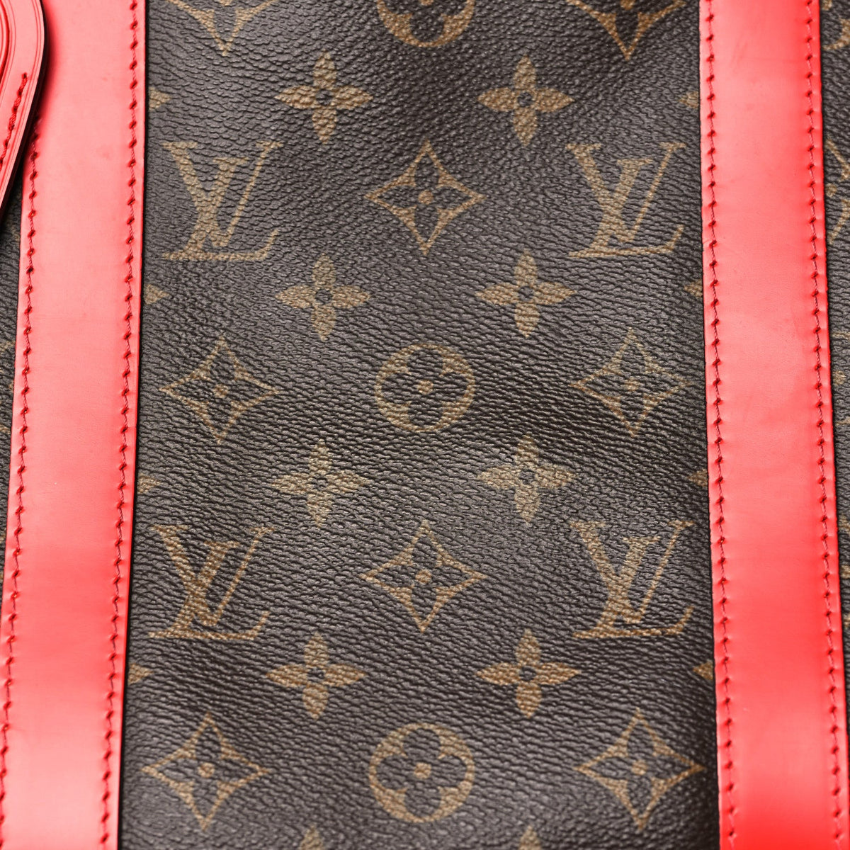 Calfskin Monogram Keepall Bandouliere 50 Coquelicot wholesalehk.shop
