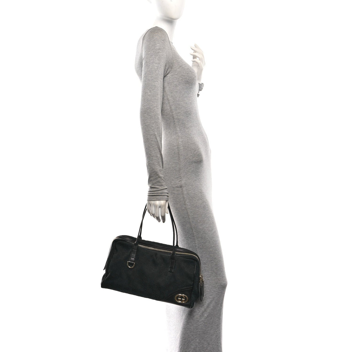 Monogram Medium New Britt Boston Black wholesalehk.shop