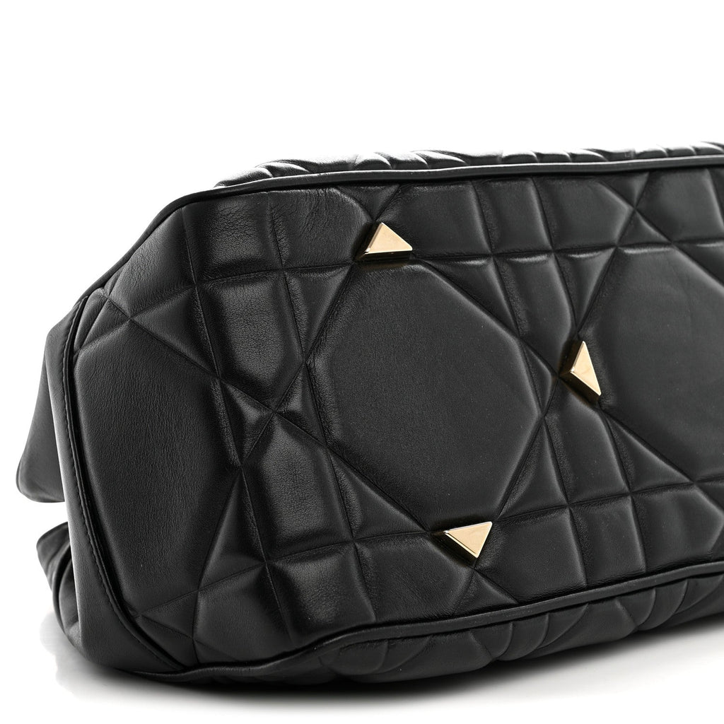 Calfskin Cannage Large The Lady 95.22 Black wholesalehk.shop
