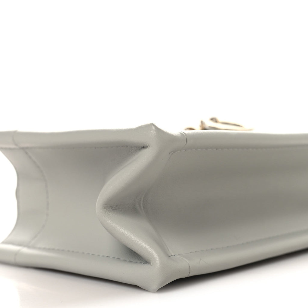 Calfskin Macrocannage Mini Book Tote Grey £¨ Direct shipment via from wholesalehk.shop