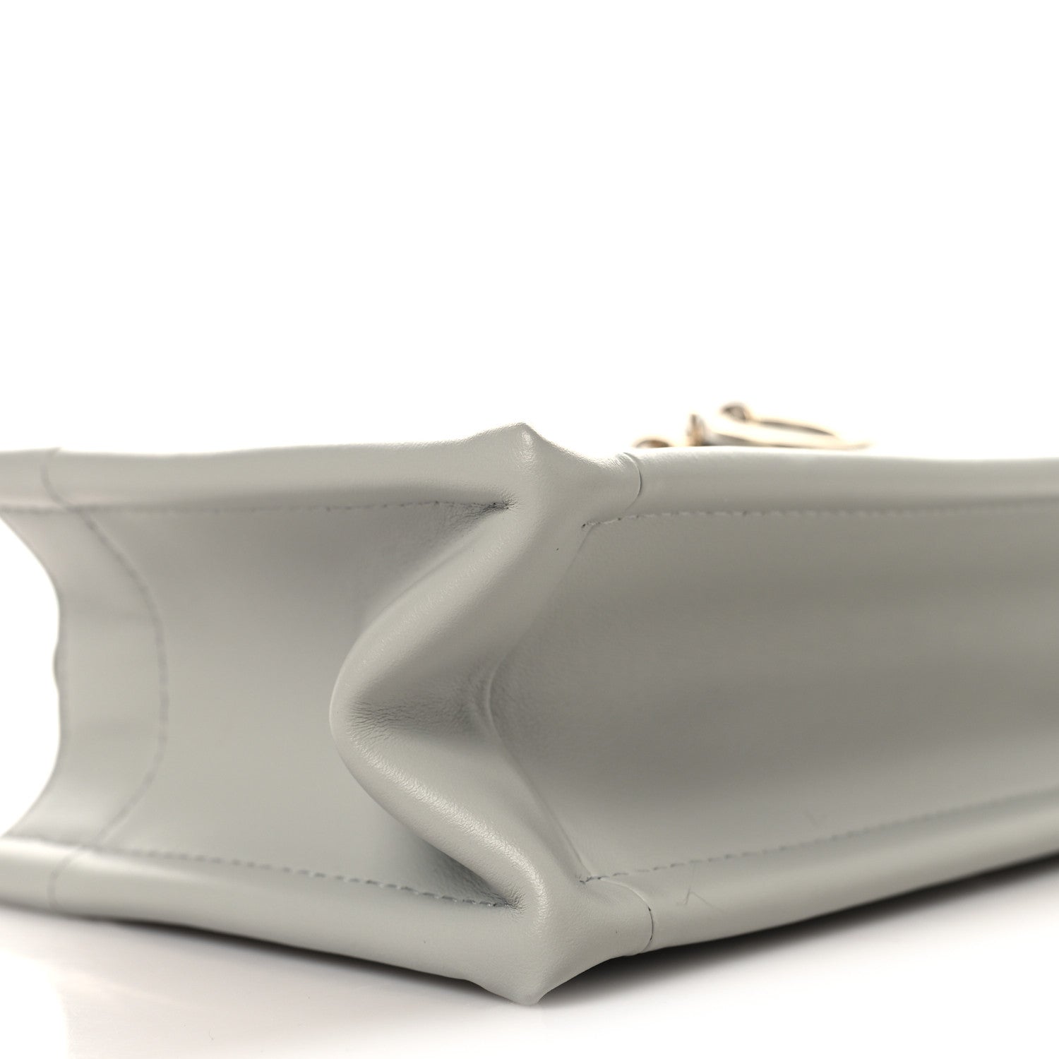 Calfskin Macrocannage Mini Book Tote Grey £¨ Direct shipment via from wholesalehk.shop