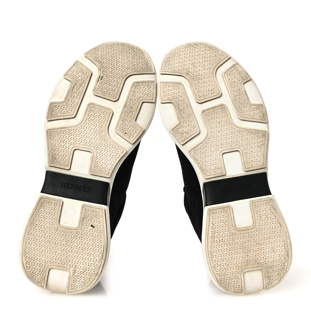 Technical Knit Suede Heros Sneakers 40 Black wholesalehk.shop