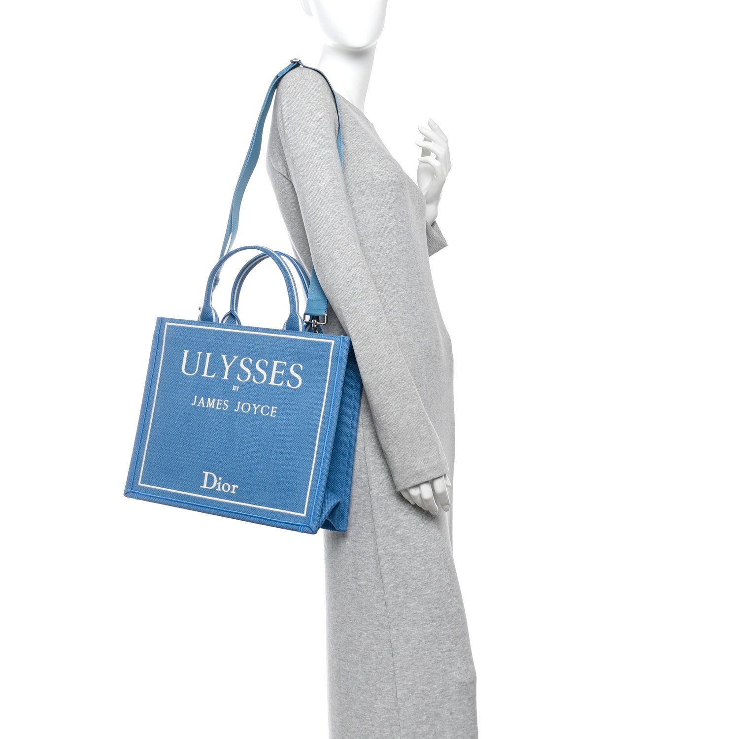Cotton Toile De Jouy Oblique Embroidered Ulysses Dior Medium Book Tote With Strap Light Blue White £¨ Direct shipment via from wholesalehk.shop