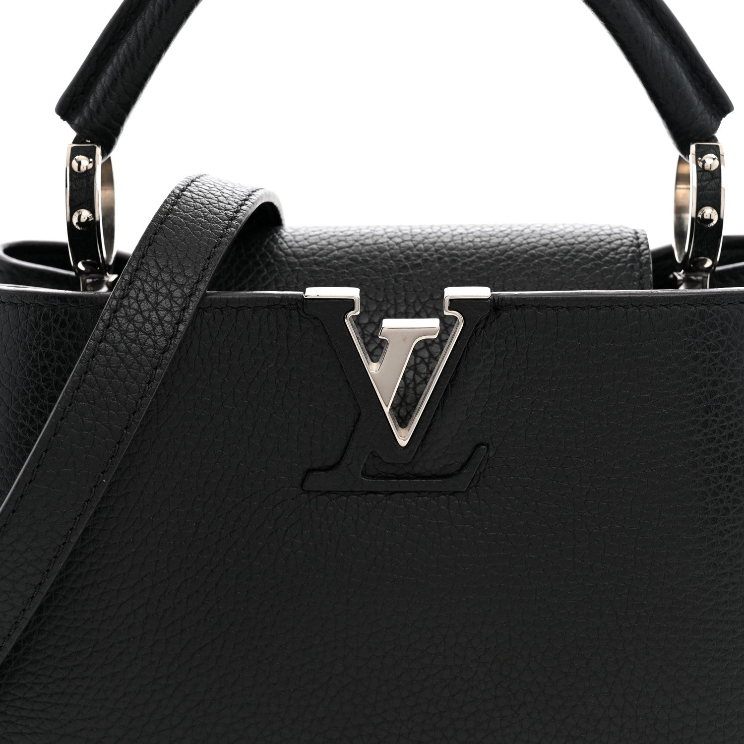 Taurillon Capucines BB Black £¨ Direct shipment via from wholesalehk.shop