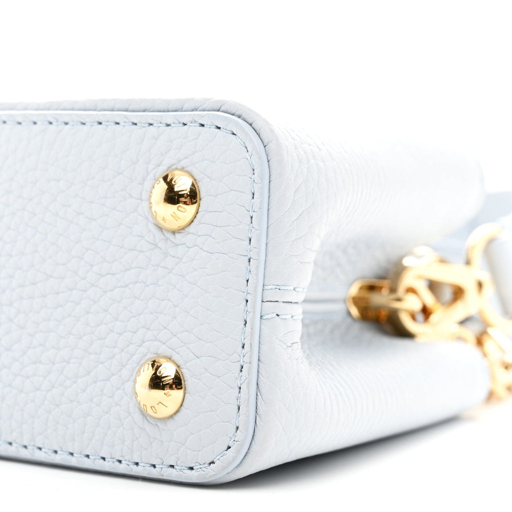 LV X TM Taurillon Capucines East West Mini Olympe Blue £¨ Direct shipment via from wholesalehk.shop