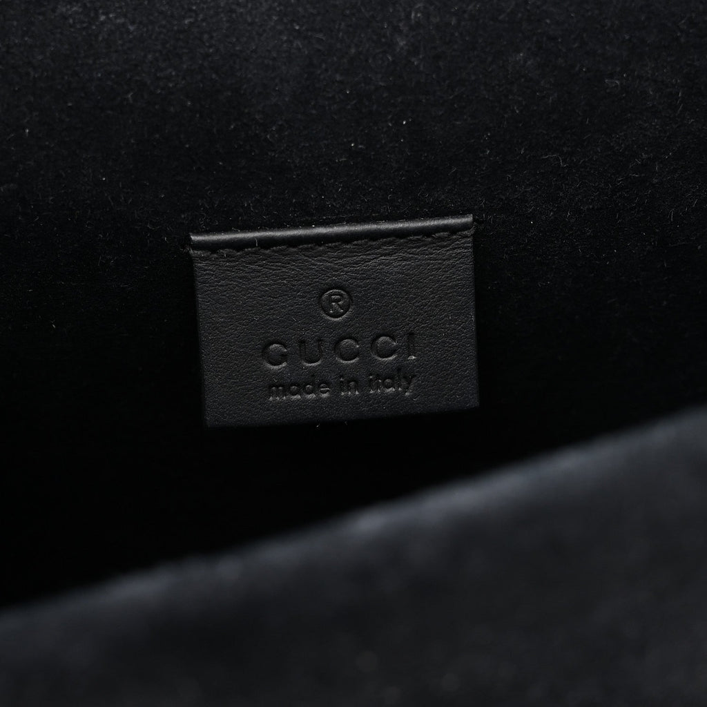 GG Supreme Monogram Mini Dionysus Shoulder Bag Black wholesalehk.shop